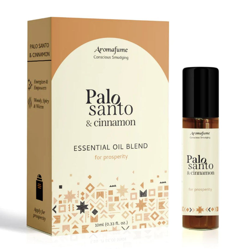 Aromafume Palo Santo & Cinnamon roll-on bottle