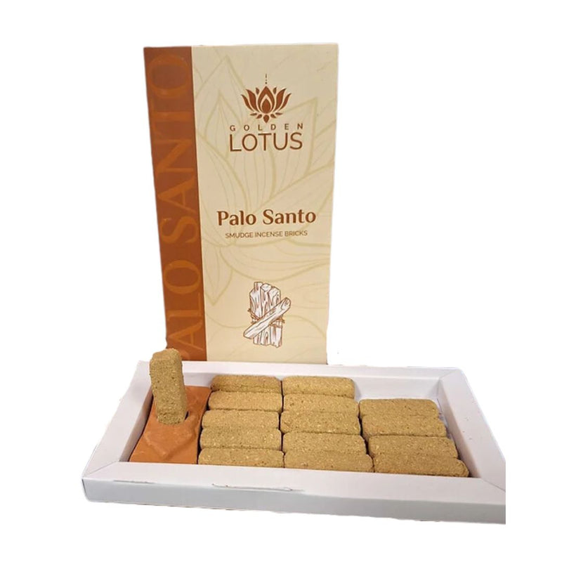 Golden Lotus – Brick Incense | Palo Santo