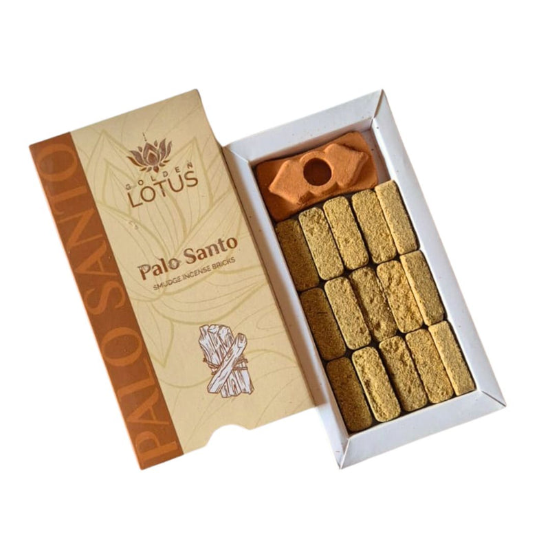 Golden Lotus – Brick Incense | Palo Santo