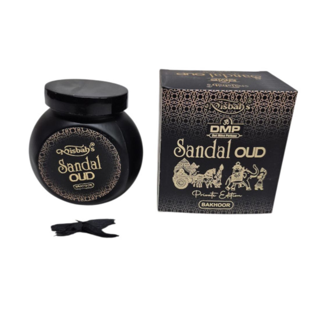 Misbah Bakhoor Sandal Oud 40g – Handcrafted Spiritual Flakes