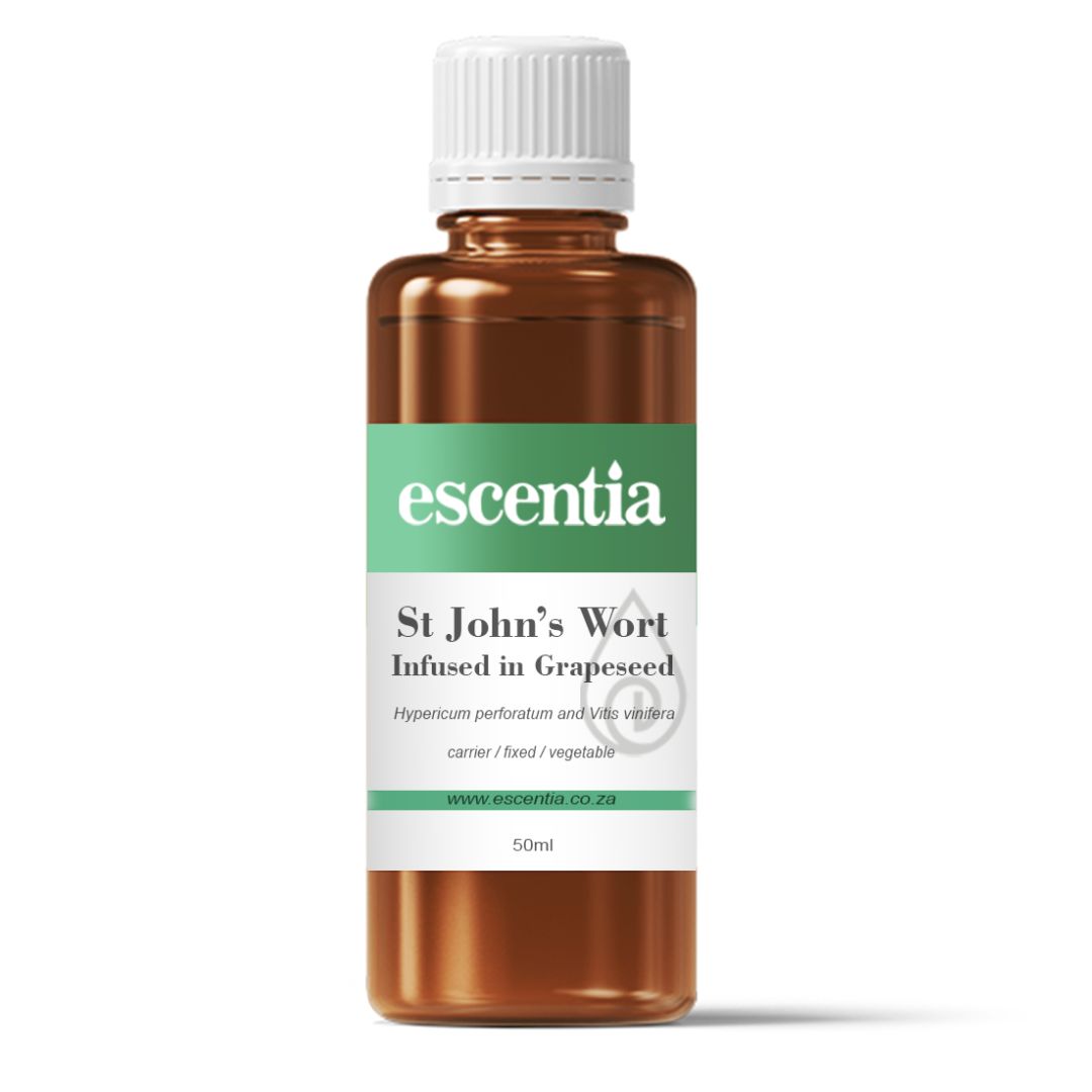 Escentia St. John's Wort (Infused in Sunflower Seed) Carrier Oil