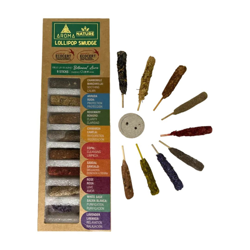 Aroma Seven Chakras – Aroma Lollipop Smudge Set