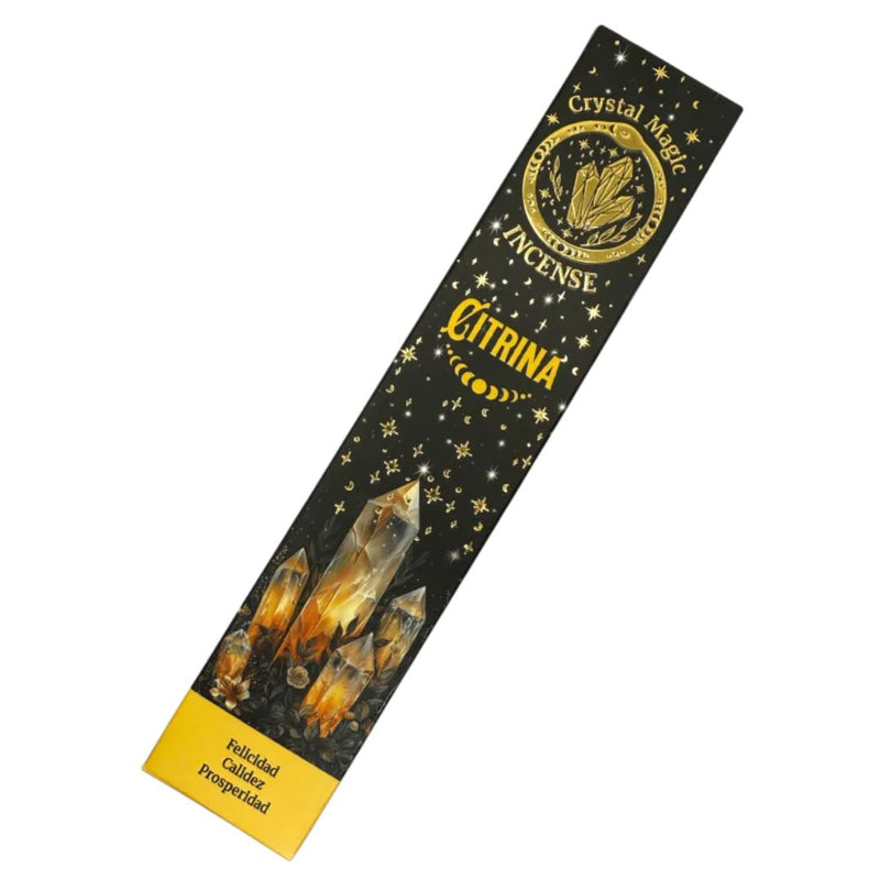 Crystal Magic Citrine Tribal Soul Crystal Incense