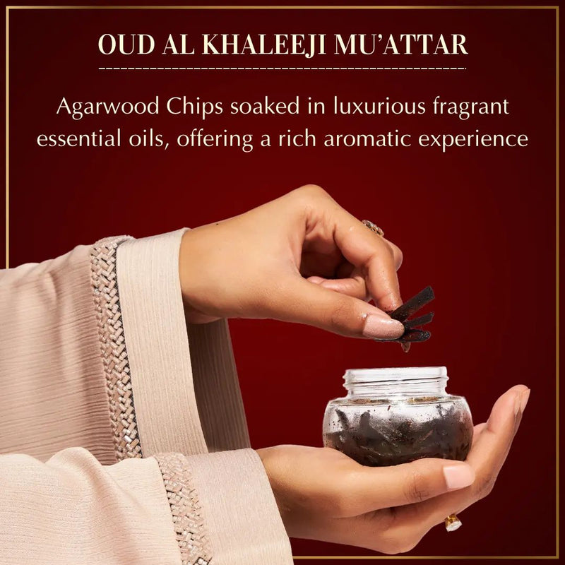 Oud Al Khaleeji Muattar – Premium Incense Sticks & Oud Muattar (40 g Jar)