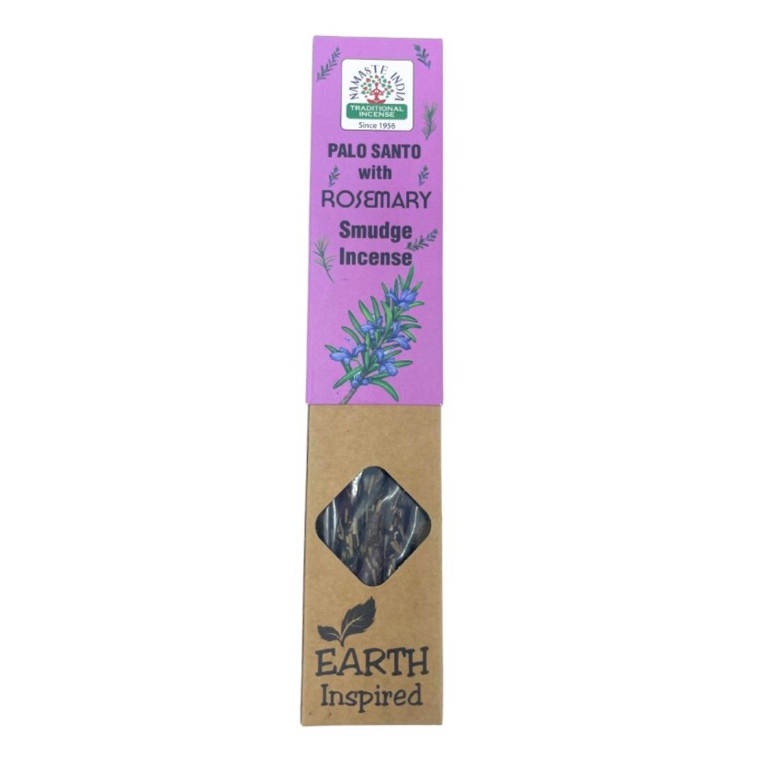 Box of Palo Santo and rosemary incense sticks