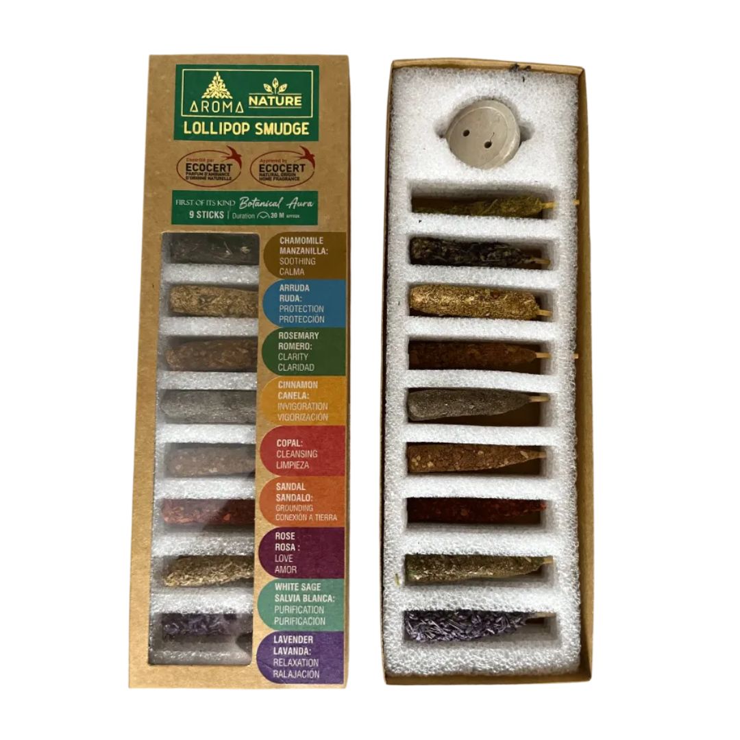 Aroma Seven Chakras β Aroma Lollipop Smudge Set