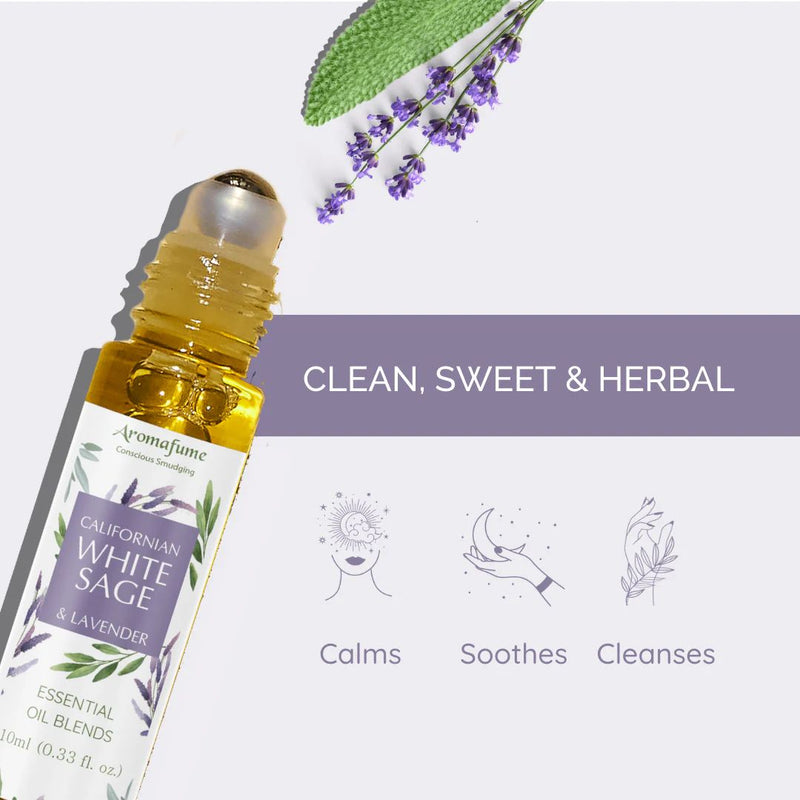 Roll-on essential oil for calm and purification