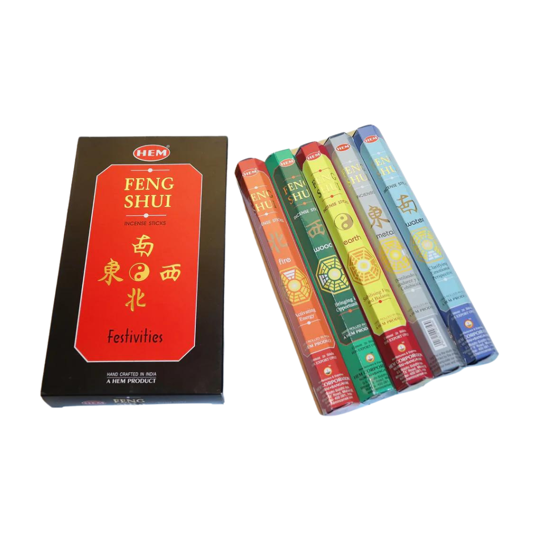 HEM Feng Shui Gift Pack - Pack of 5 (20 Sticks Each)