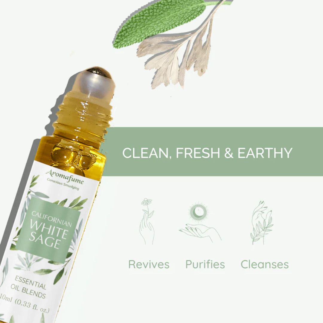 Aromafume White Sage Essential Oil Roll-On Oil