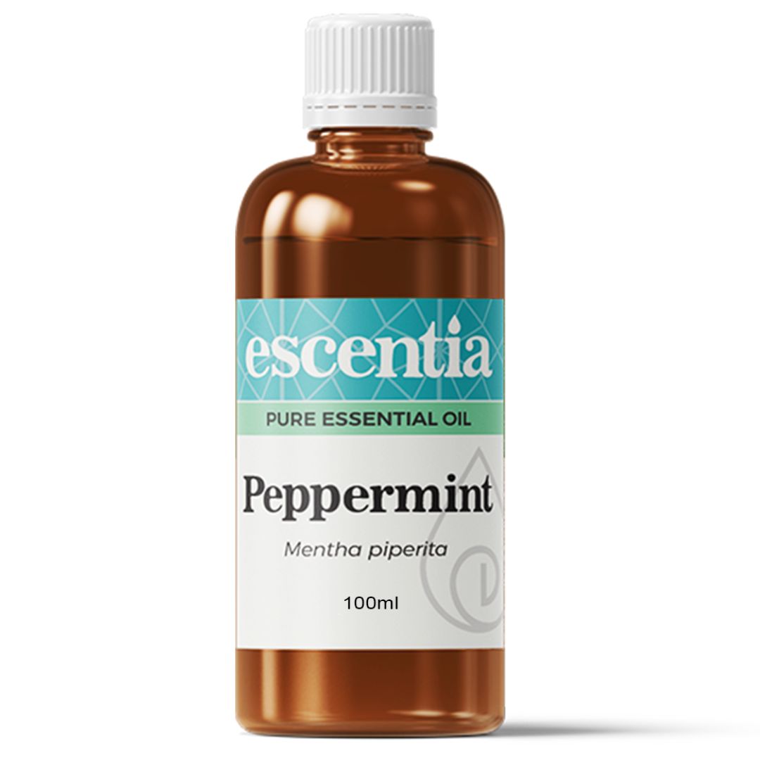 Escentia Peppermint Essential Oil bottle