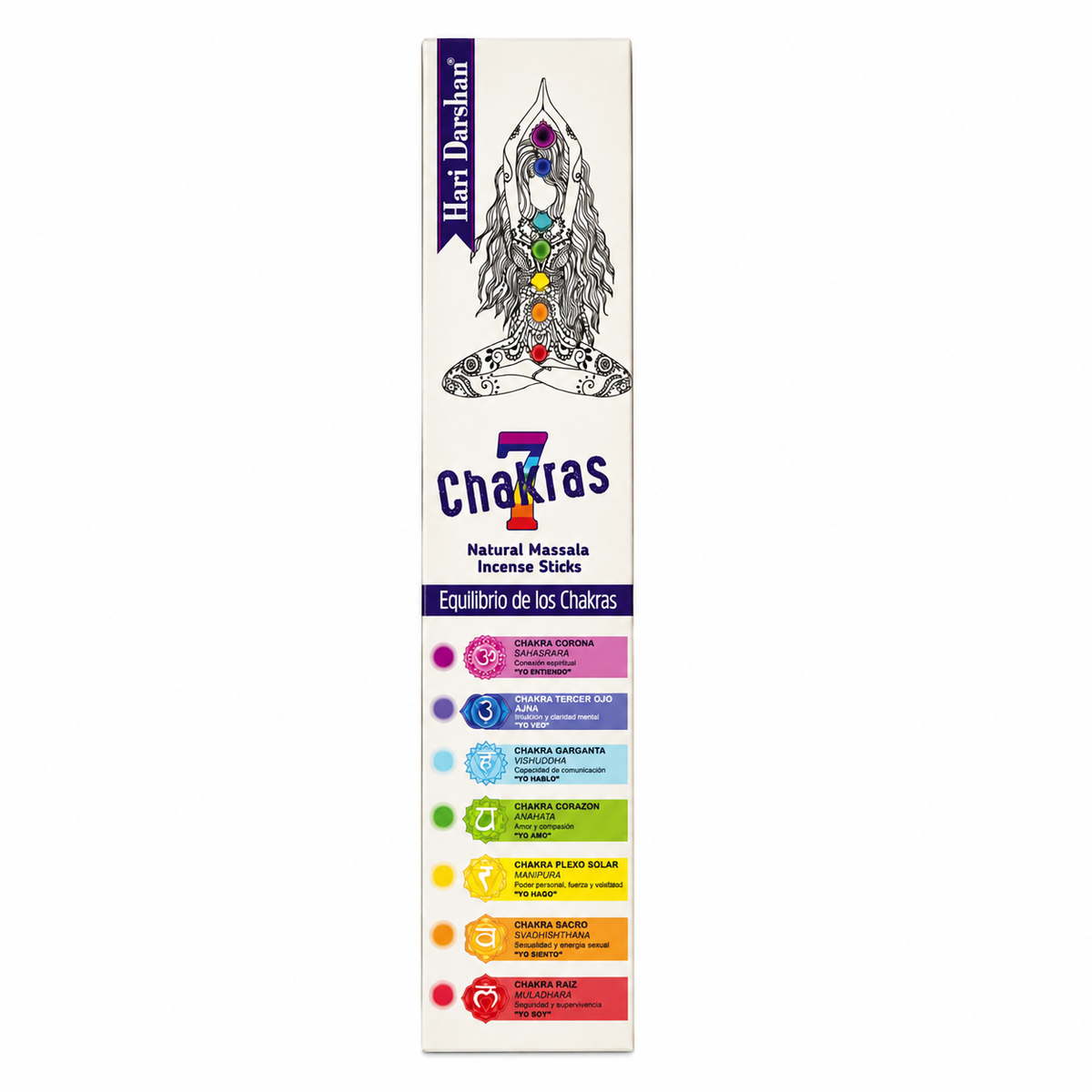 7 Chakras Tribal Soul Incense Sticks 15g