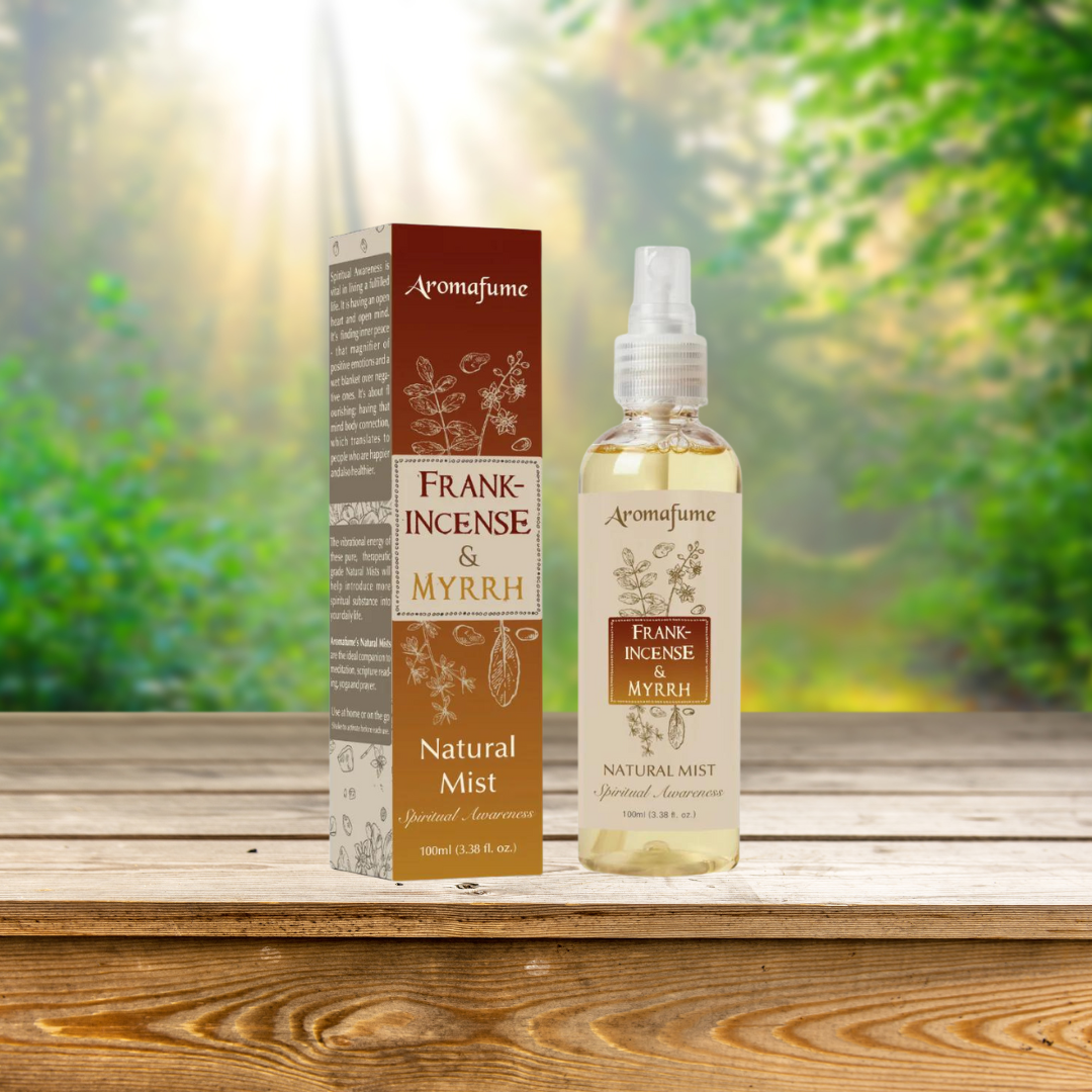 Aromafume Frankincense & Myrrh Natural Mist bottle
