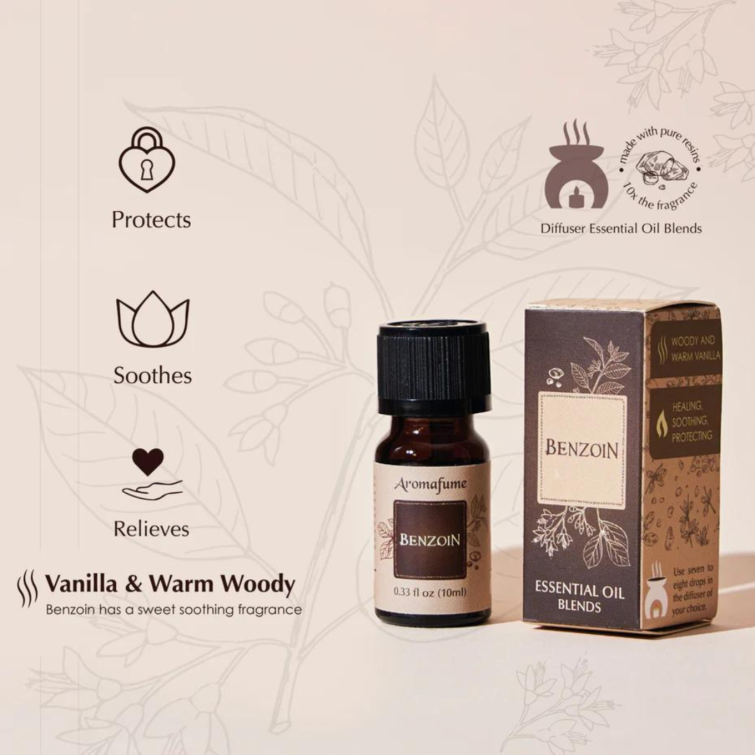 Aromafume diffuser blend set with seven bottles displayed in box