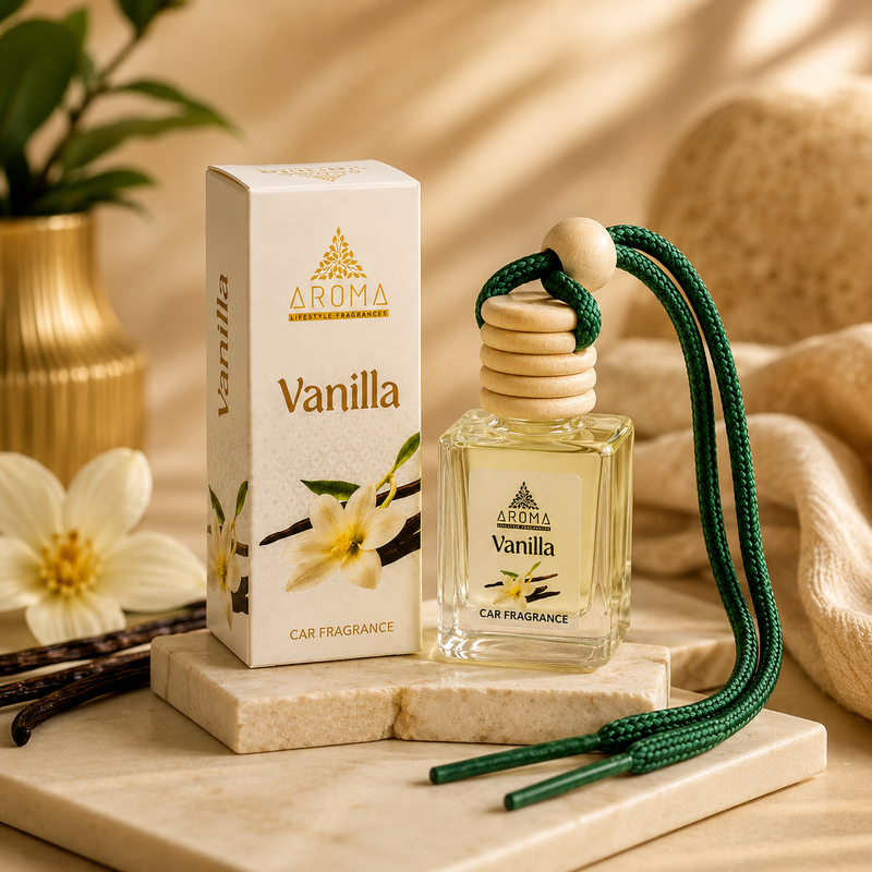 Vanilla Car Fragrance 10ml | Sweet Aroma For Cars