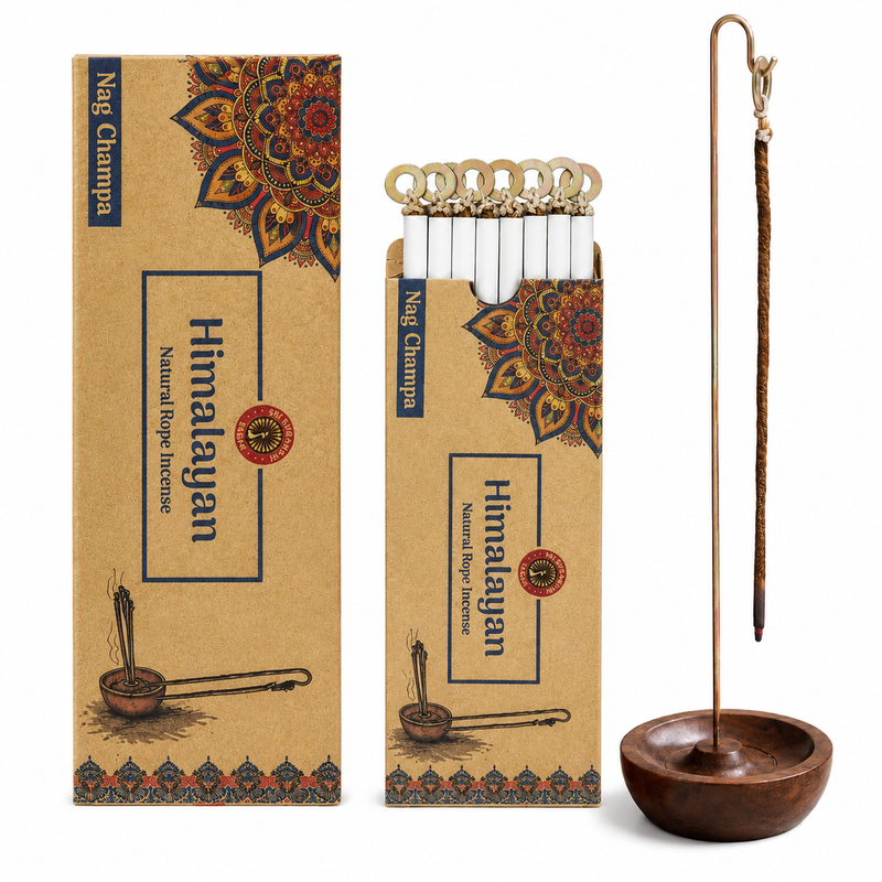 Himalayan -Rope Incense - Nag Champa