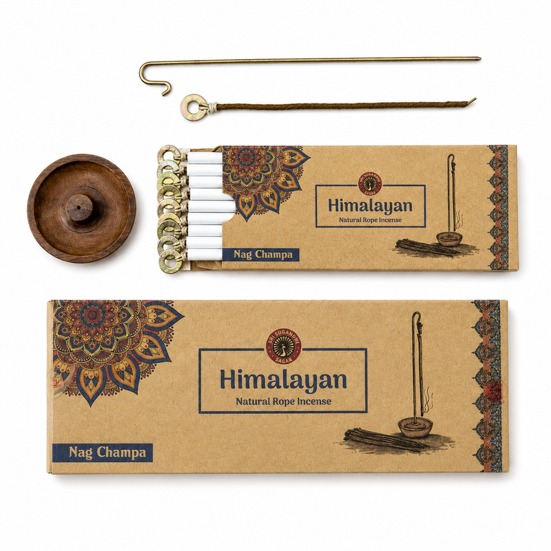 Himalayan -Rope Incense - Nag Champa
