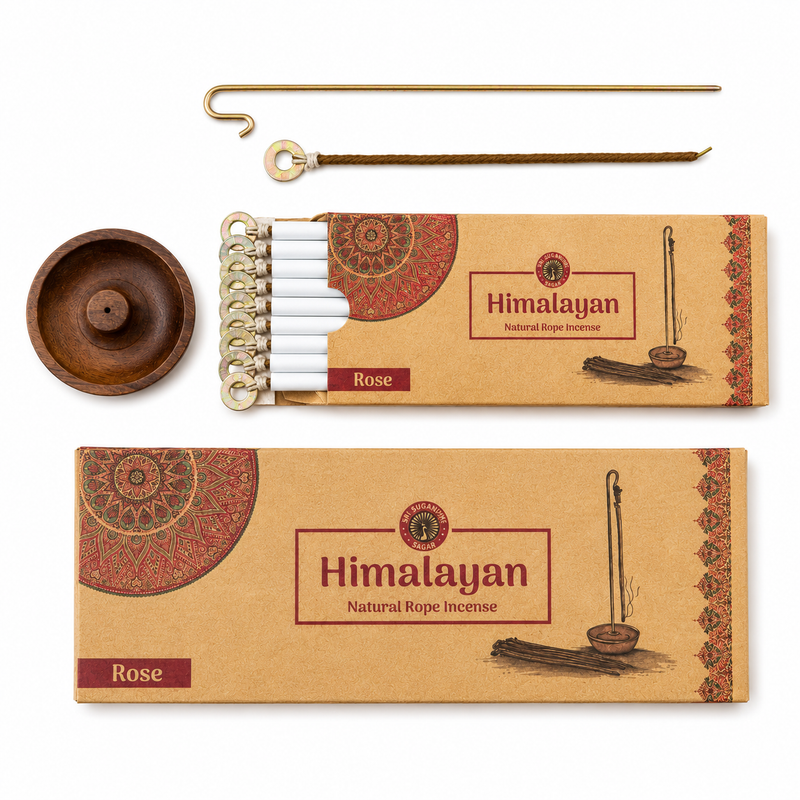 Himalayan Rope Incense - Rose