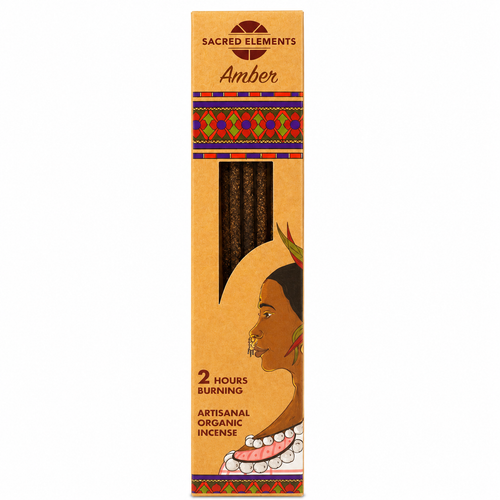Sacred Elements Incense sticks - Amber Incense - Artisanal Organic Incense Sticks