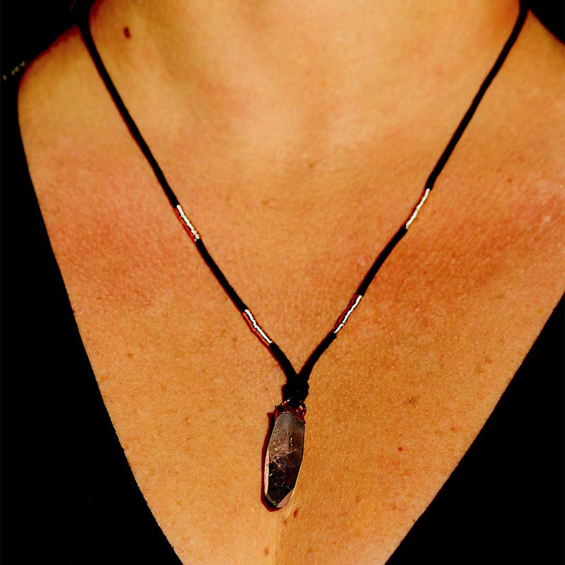 Smoky Quartz Crystal Pendant
