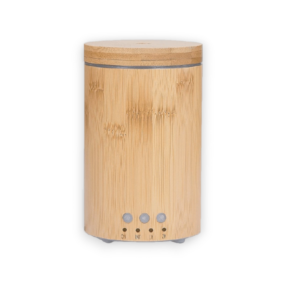 Escentia Bamboo Diffuser emitting a gentle mist, enhancing indoor and outdoor spaces