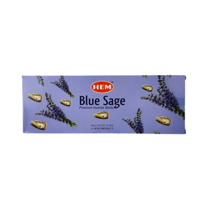 HEM Blue Sage Incense Sticks - Hex Box