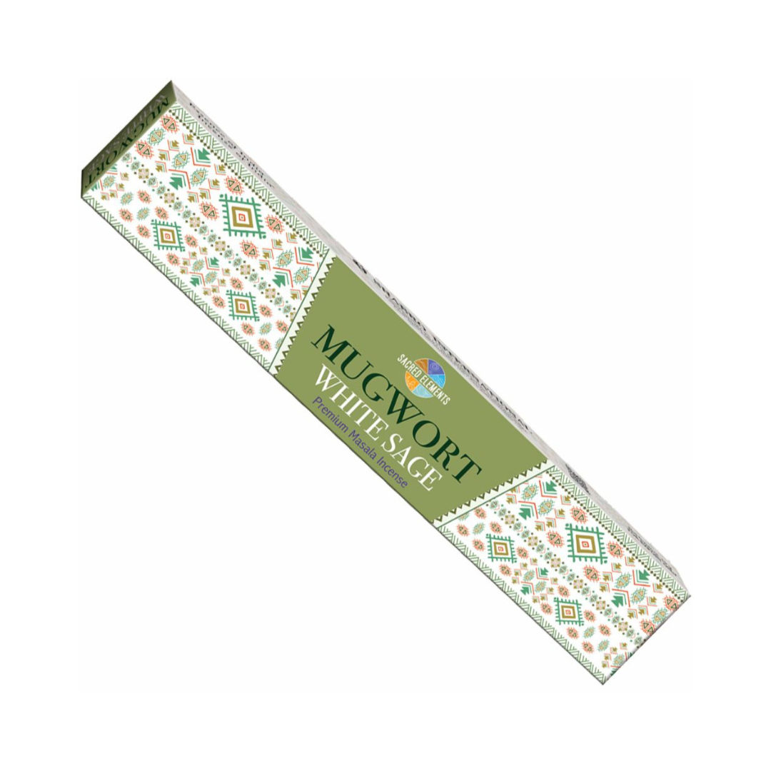 Sacred Elements Mugwort & White Sage Purifying Smudge Incense