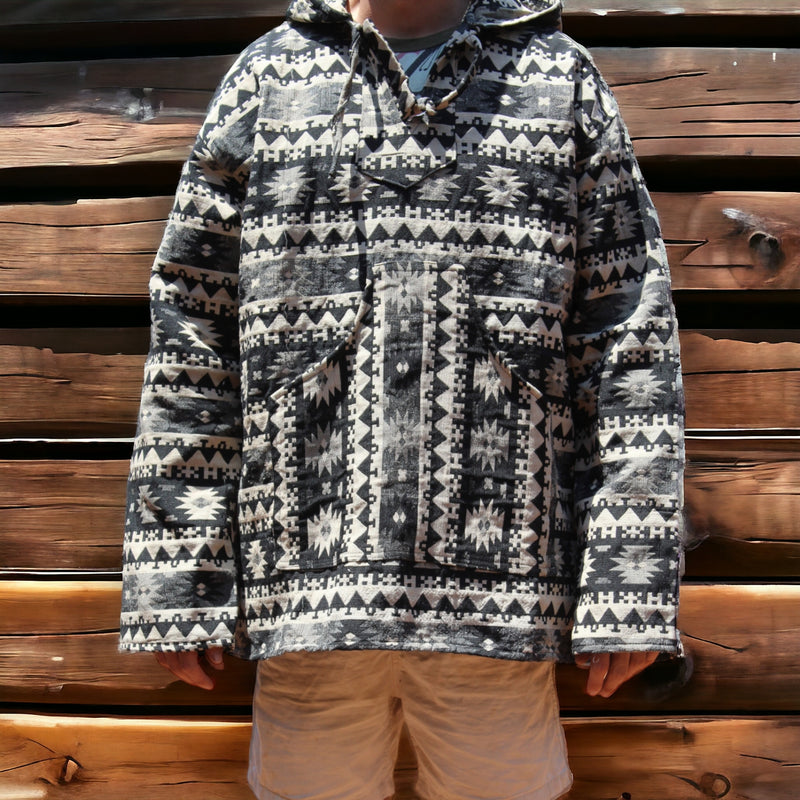 Geometric Hearth Hoodie