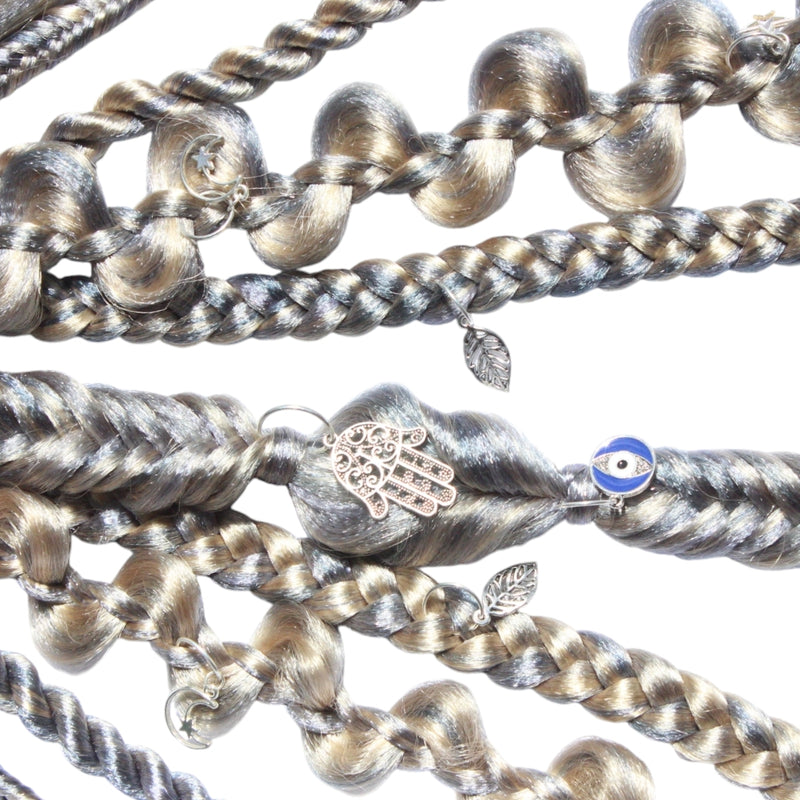 Tie-In Braided Hair Extension Blue Ocean