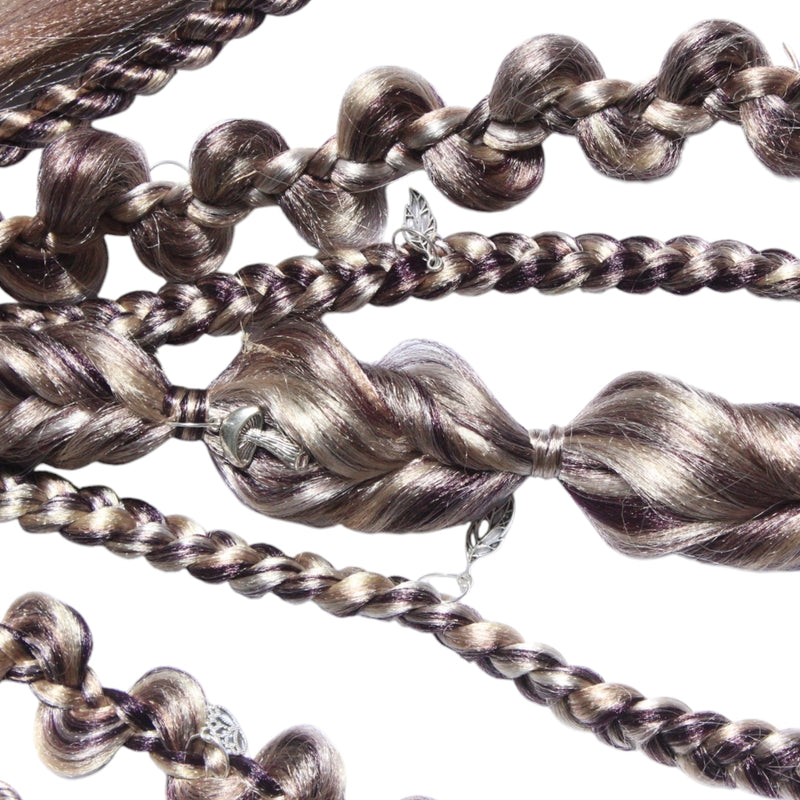 Tie-In Braided Hair Extension Amethyst