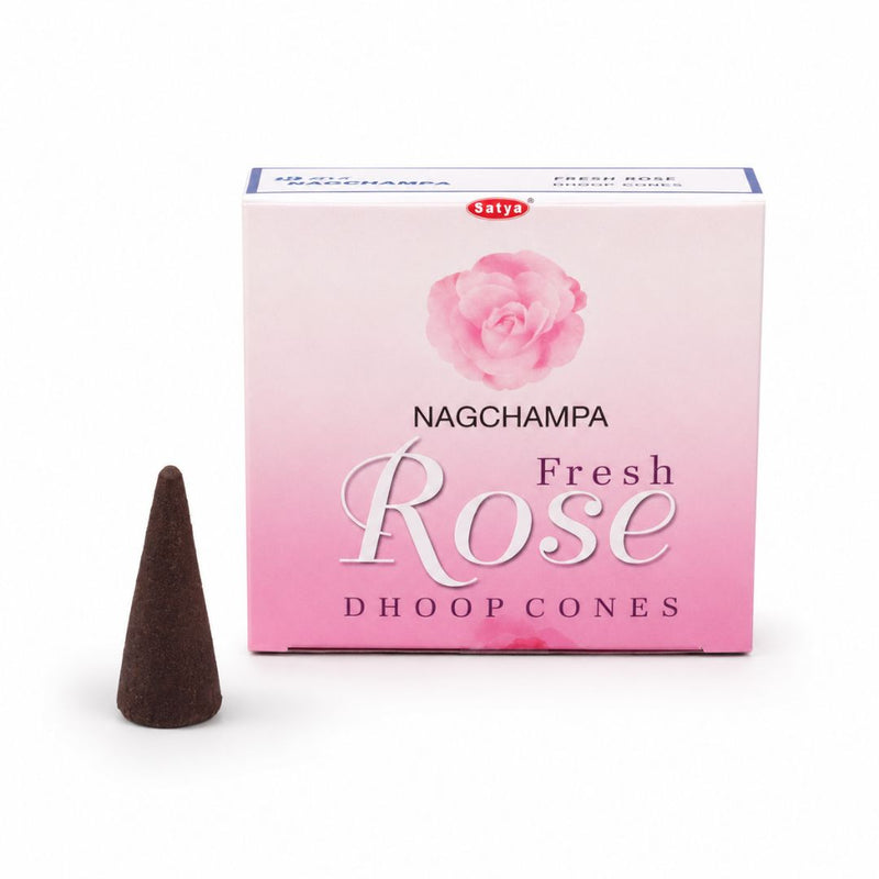 Satya Fresh Rose Incense Cones