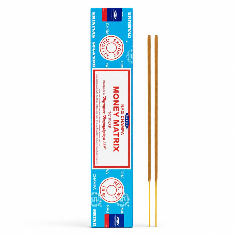 Satya Nag Champa Money Matrix Incense Sticks 15g