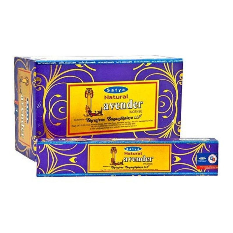 Satya Natural Lavender Incense Sticks 15g