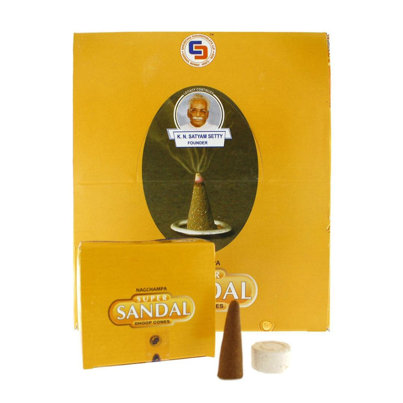 Satya Super Sandal Incense Cones