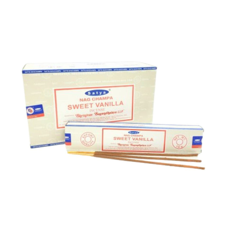 Satya Sweet Vanilla Nag Champa Incense Sticks 15g