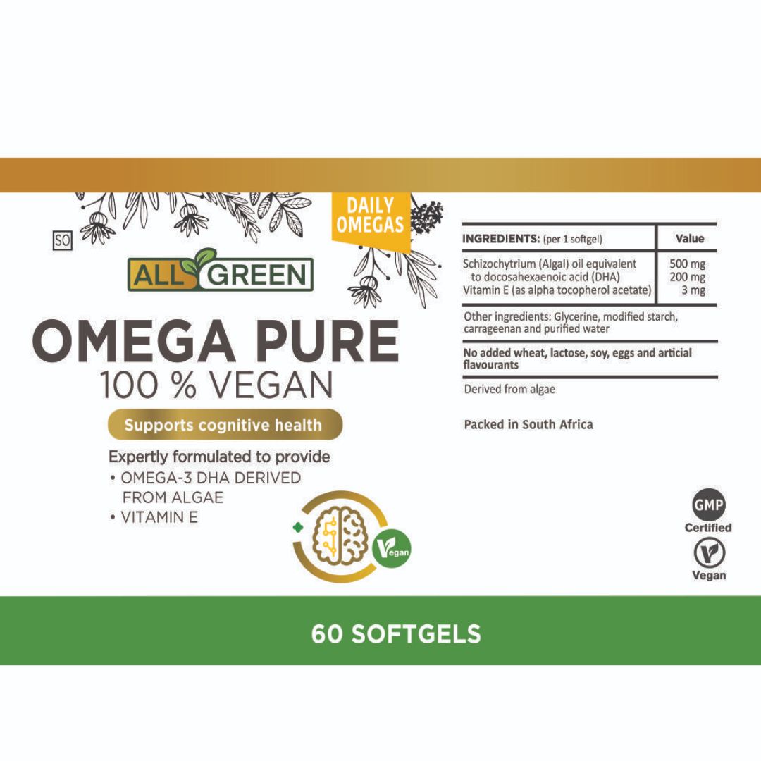 All Green Omega Pure 100% VEGAN 60