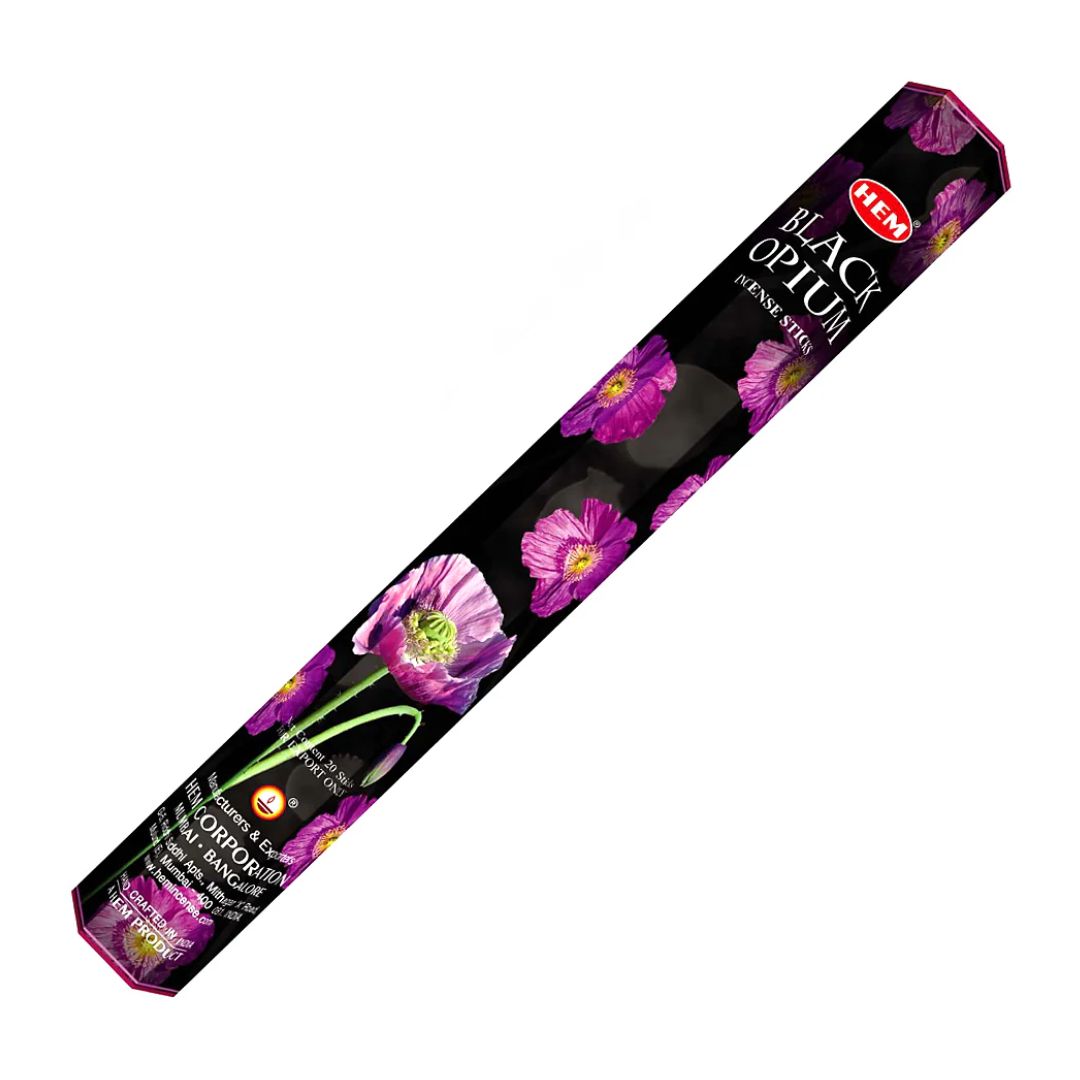 HEM Black Opium Incense Sticks