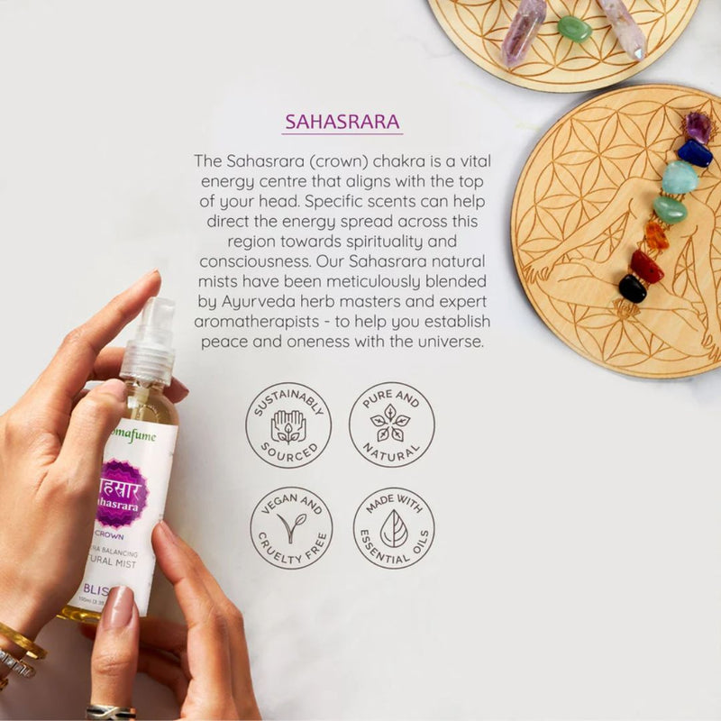 Aromafume 7th - Crown Chakra Natural Mist (100ml)
