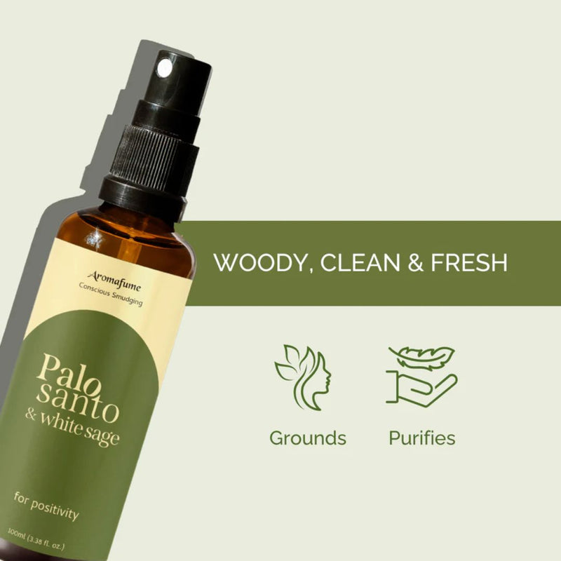 Aromafume Palo Santo & White Sage Smudge Spray 100ml