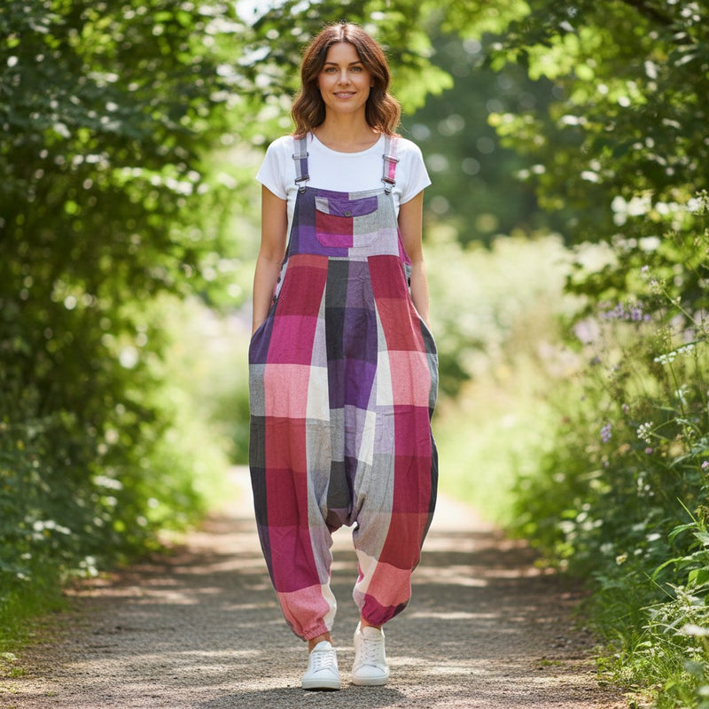 Lavender Loom Dungarees