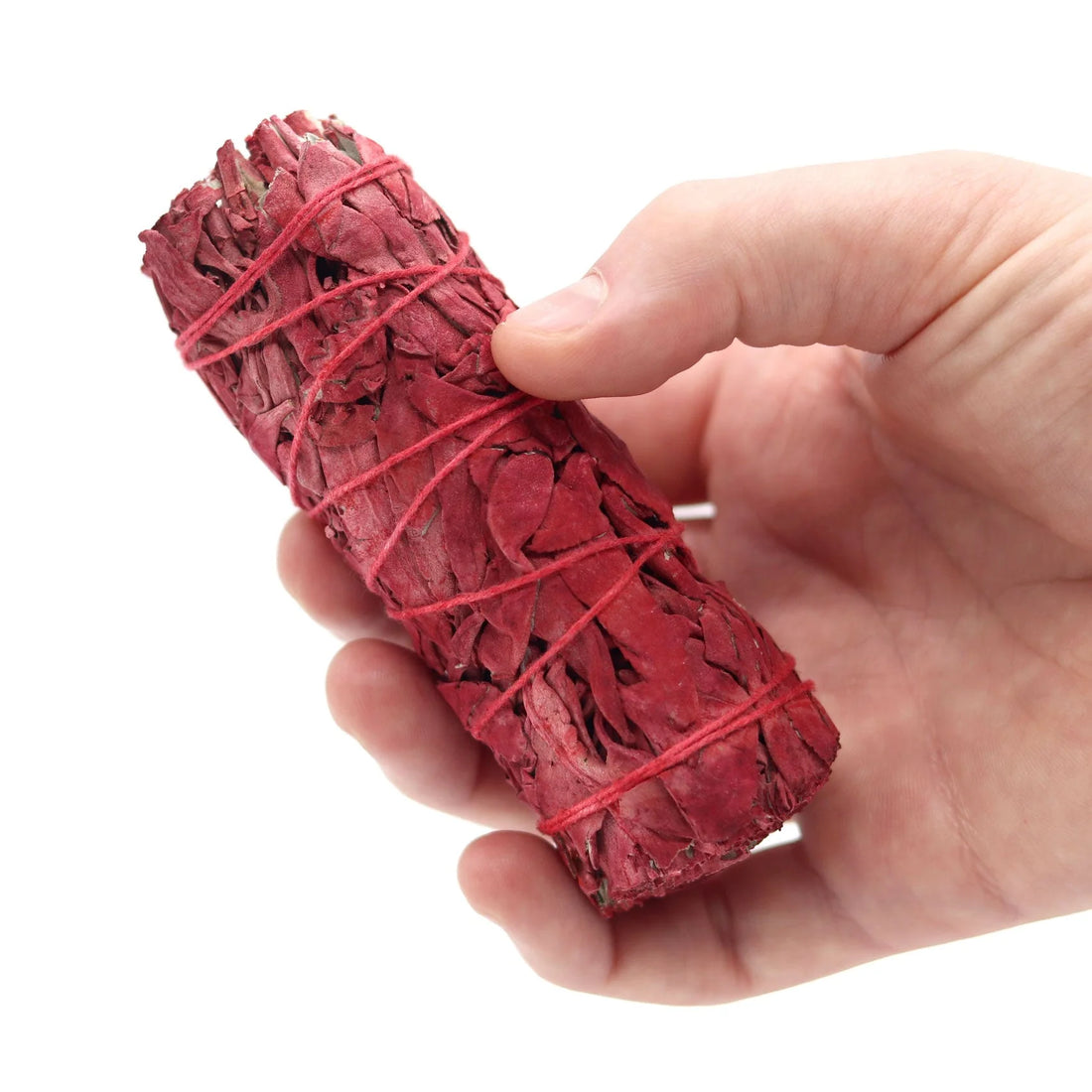 10cm White Sage Smudge Stick with Dragon's Blood - Organic, Californian for Purification