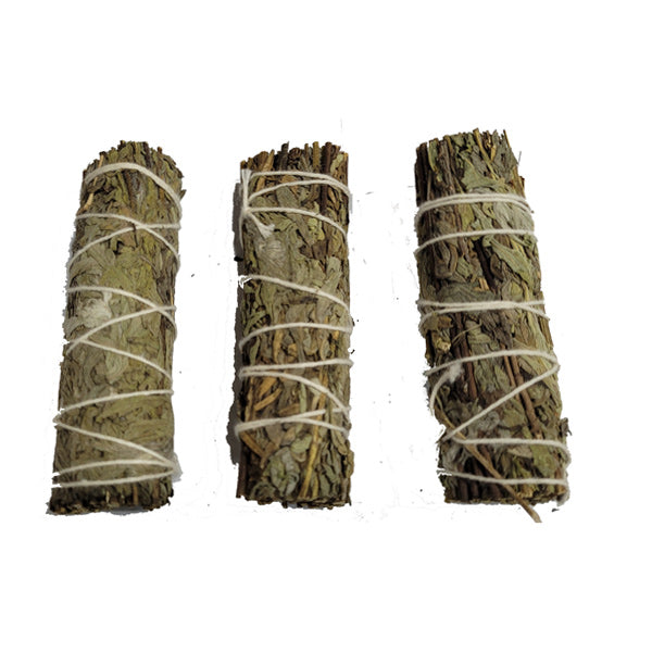 10cm Black Sage Smudge Mini Stick - Small, Californian, Organic