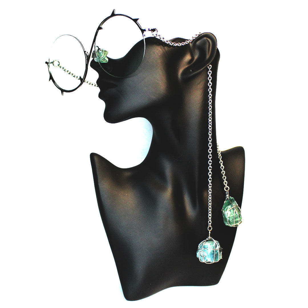 Green Thorn Festival Sunglasses - Silver
