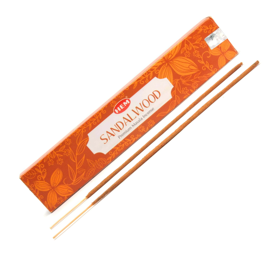 HEM Premium Sandalwood Masala Incense Sticks - Serene Aroma
