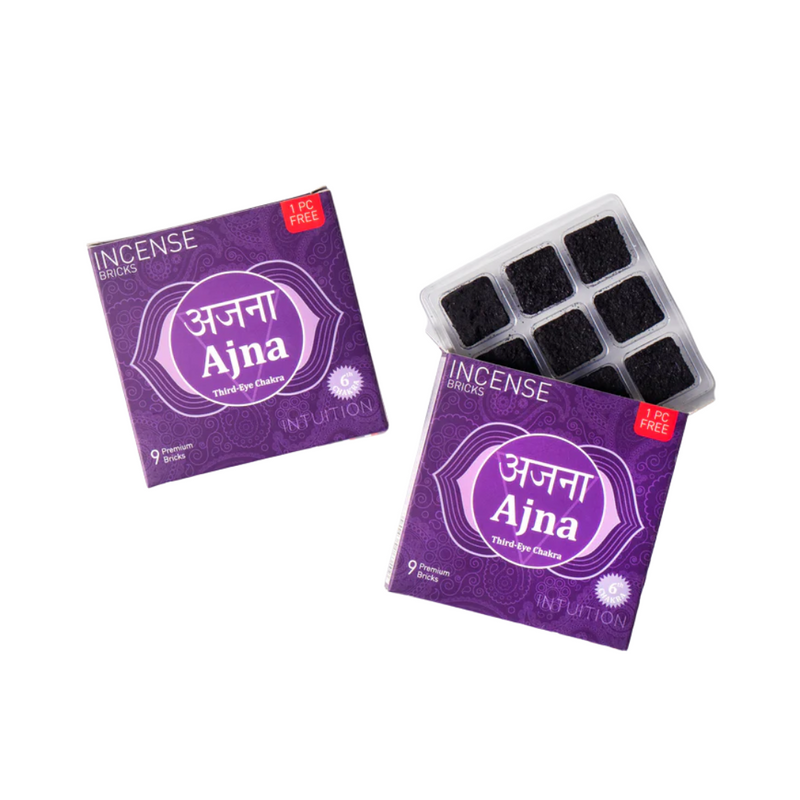 6th Chakra - Third Eye - Ajna Incense Bricks