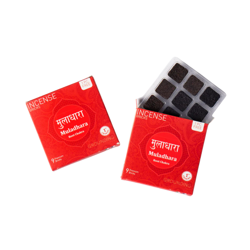 1st Chakra - Root - Muladhara Incense Bricks
