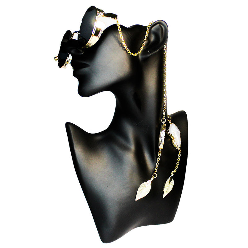Steam Punk Festival Sunglasses - Gold