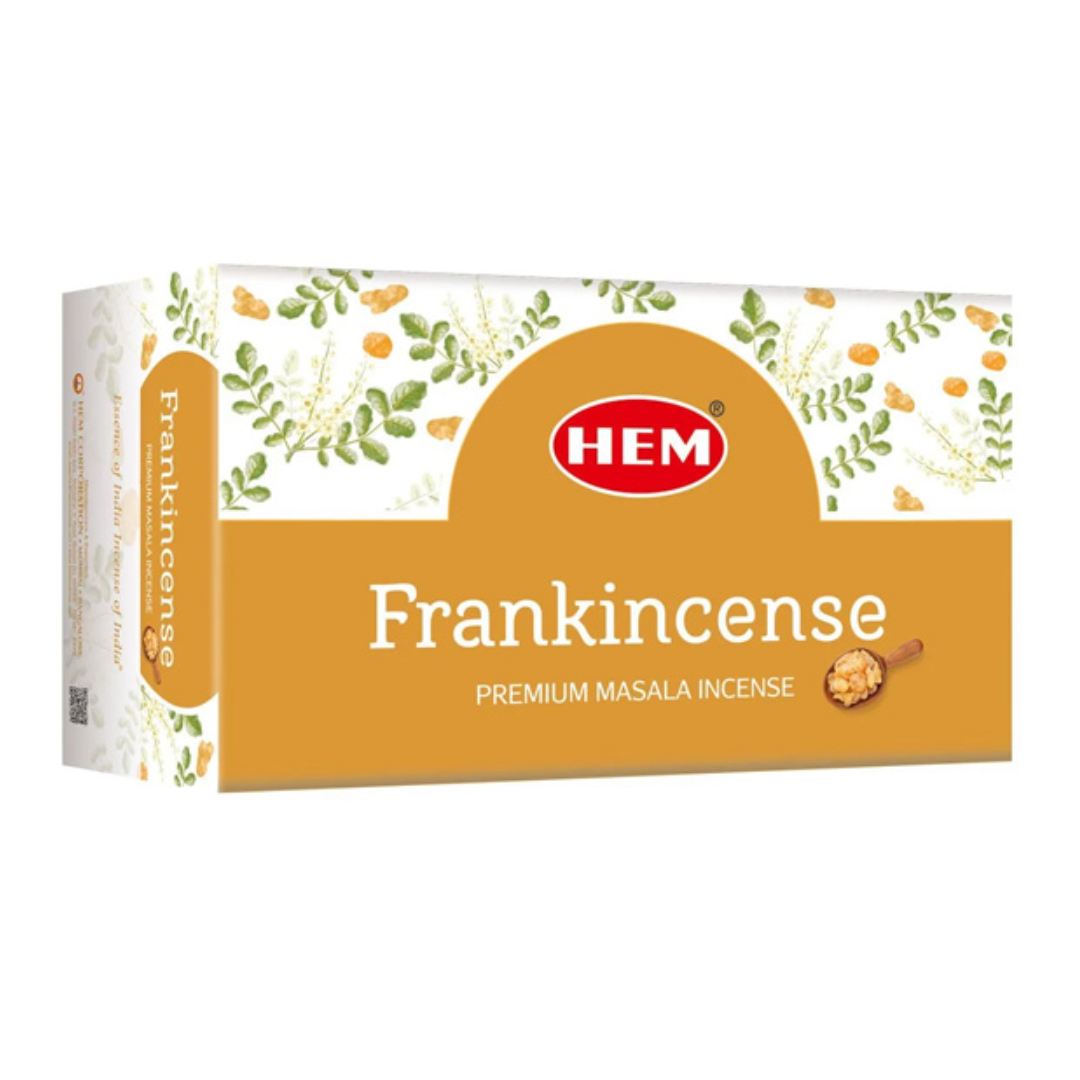Secret Sense HEM Frankincense Premium Masala Incense sticks for meditation and spiritual rituals