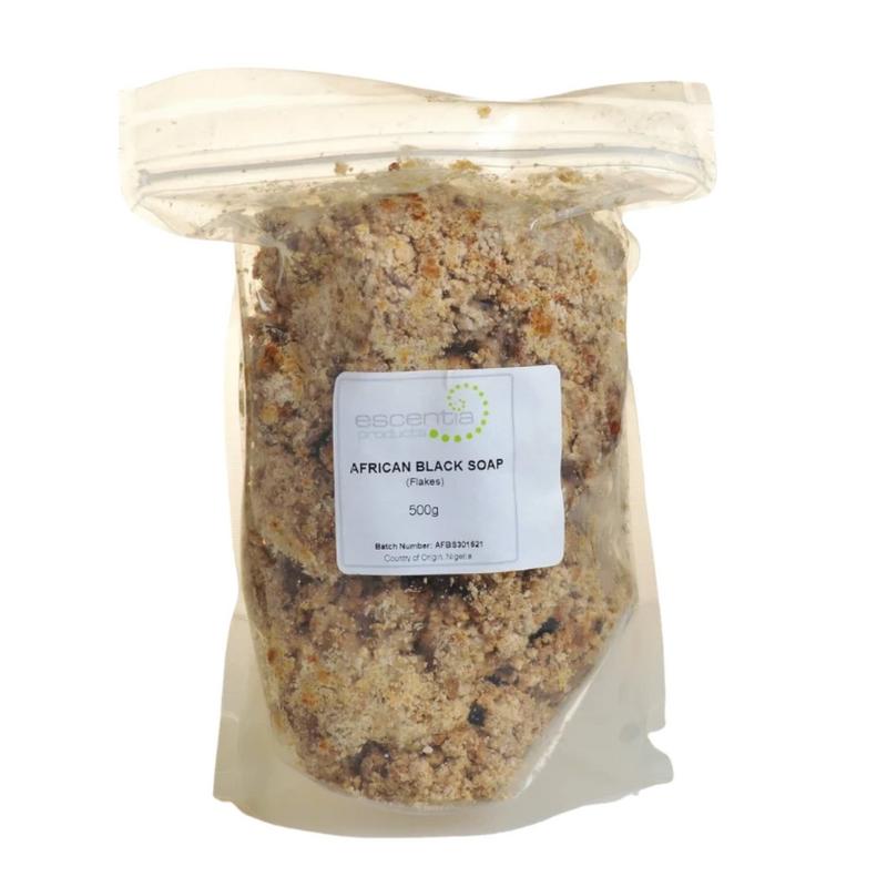 African Black Soap (Flakes)