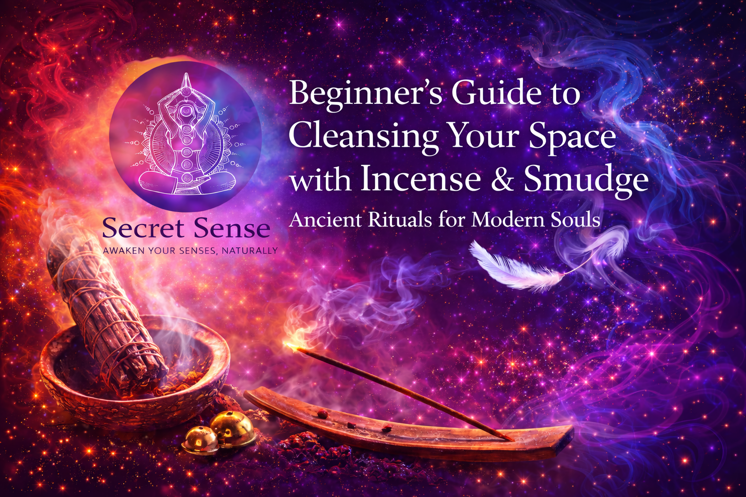 Beginner’s Guide to Cleansing Your Space with Incense & Smudge: Ancient Rituals for Modern Souls
