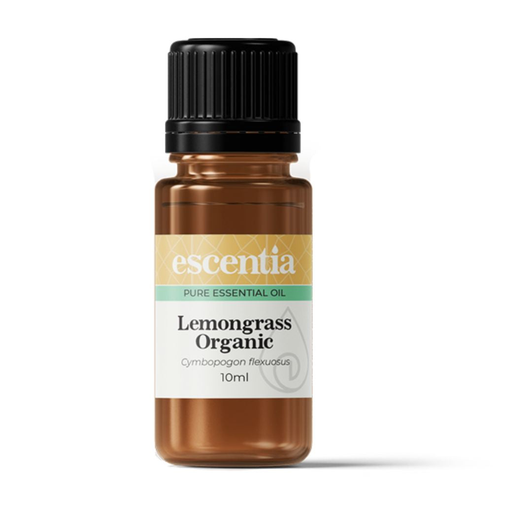 Escentia Organic Lemongrass Essential Oil Bottle